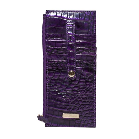 Brahmin Credit Card Wallet in Ultraviolet Ombre Melbourne - Picture 1 of 3